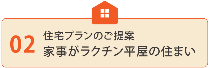 住宅プランのご提案 家事がラクチン平屋の住まい