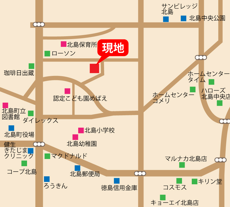 北島町中村宮北裏