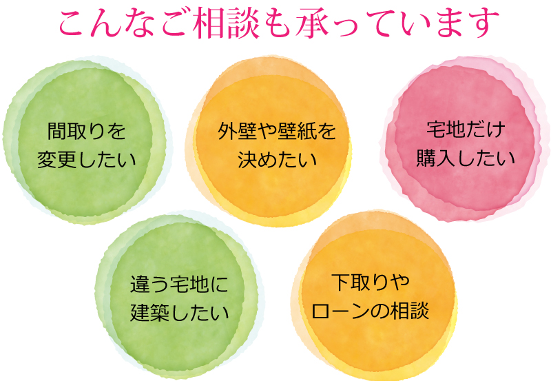 こんなご相談も承っています