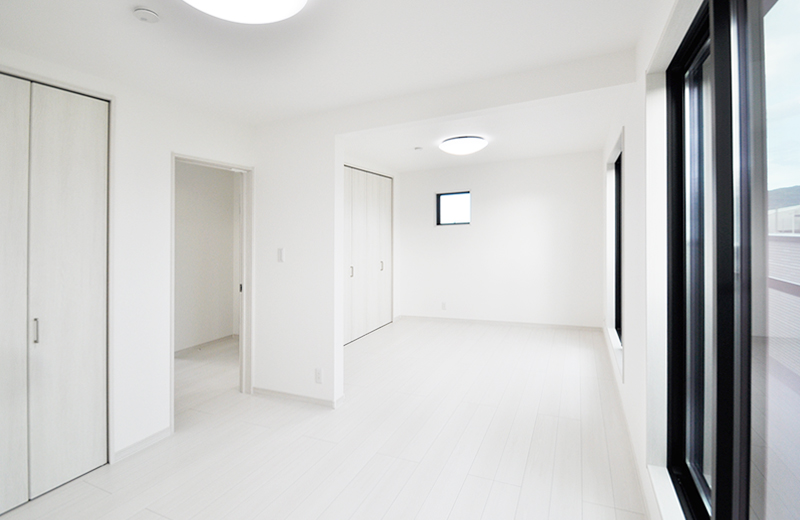 将来ふた部屋に分けられる子ども部屋