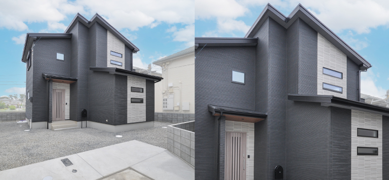 屋根のカタチと小窓つかい